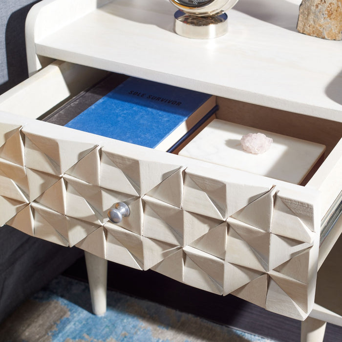 Zinnia Faceted Nightstand - Cool Stuff & Accessories