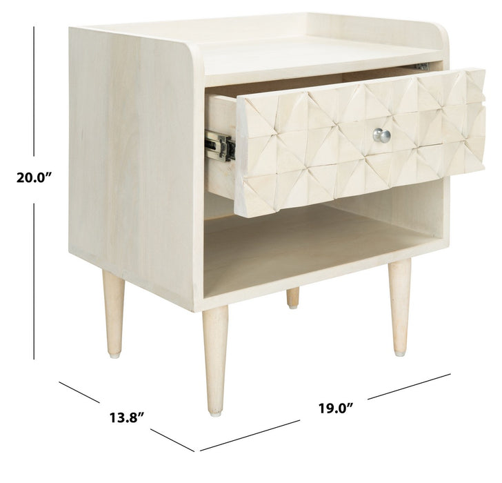 Zinnia Faceted Nightstand - Cool Stuff & Accessories