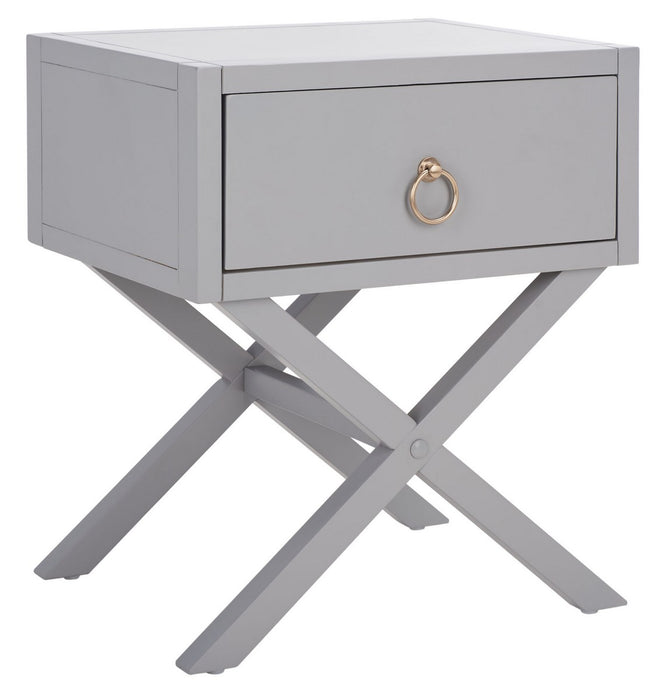 Odilia 1 Drawer Nightstand/ Grey