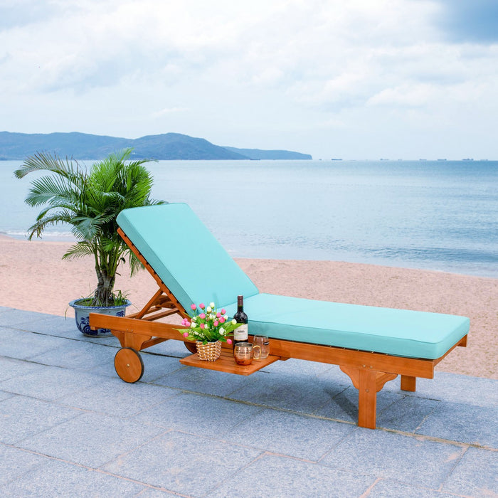 Newport Chaise Lounge Chair With Side Table - Cool Stuff & Accessories