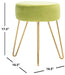 Abrea Light Green Round Ottoman - Cool Stuff & Accessories