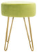 Abrea Light Green Round Ottoman - Cool Stuff & Accessories