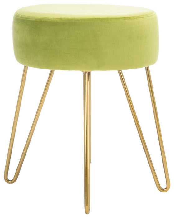 Abrea Light Green Round Ottoman - Cool Stuff & Accessories