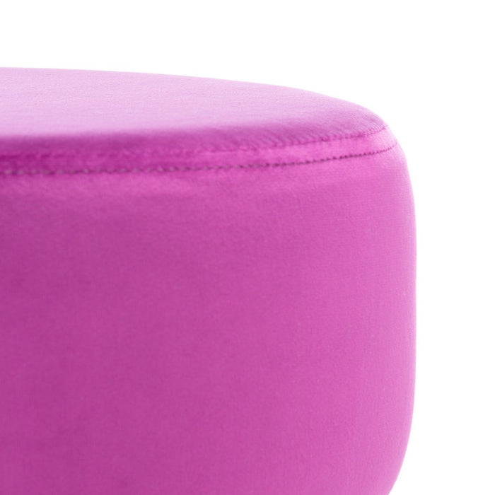Abrea Pink Round Ottoman - Cool Stuff & Accessories