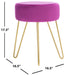 Abrea Pink Round Ottoman - Cool Stuff & Accessories