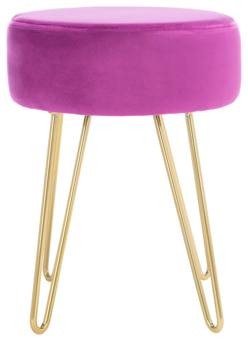 Abrea Pink Round Ottoman - Cool Stuff & Accessories