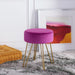 Abrea Pink Round Ottoman - Cool Stuff & Accessories