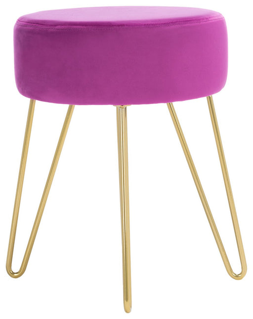 Abrea Pink Round Ottoman - Cool Stuff & Accessories