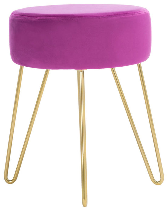 Abrea Pink Round Ottoman - Cool Stuff & Accessories