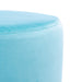 Abrea Aqua Round Ottoman - Cool Stuff & Accessories