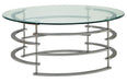 Furniture of America Odis Round Glass Coffee Table - Cool Stuff & Accessories