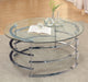 Furniture of America Odis Round Glass Coffee Table - Cool Stuff & Accessories