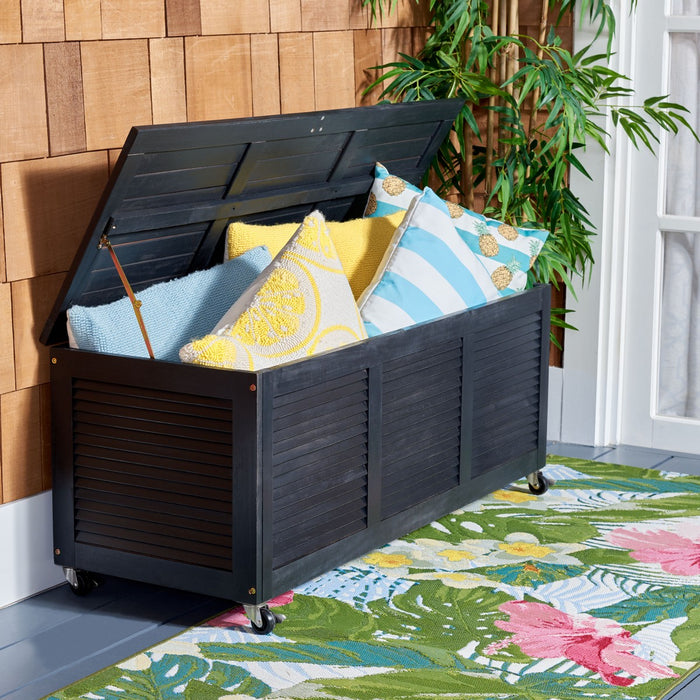 Elina 47.2 Inch L Cushion Box/Black