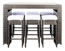 Horus Dining Set/Grey Brown White - Cool Stuff & Accessories