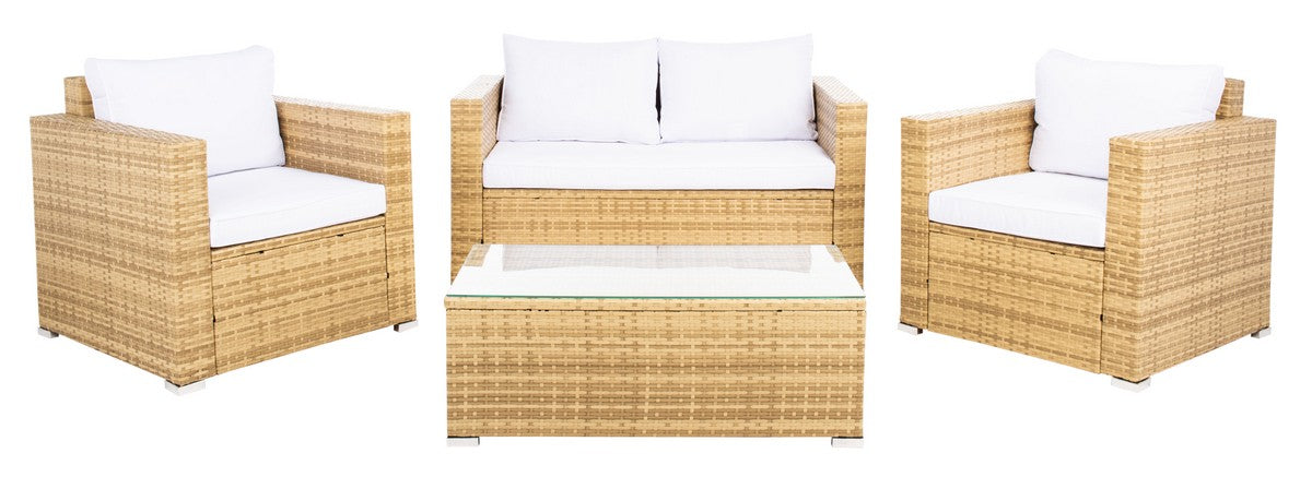 Machie 4pc Living Set/ Natural White - Cool Stuff & Accessories