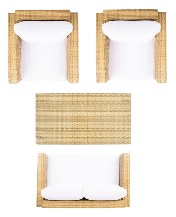 Machie 4pc Living Set/ Natural White - Cool Stuff & Accessories