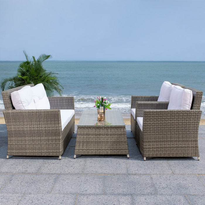 Lorma 4pc Brown Outdoor Living Set - Cool Stuff & Accessories
