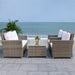 Lorma 4pc Brown Outdoor Living Set - Cool Stuff & Accessories