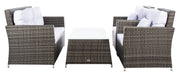 Lorma 4pc Brown Outdoor Living Set - Cool Stuff & Accessories
