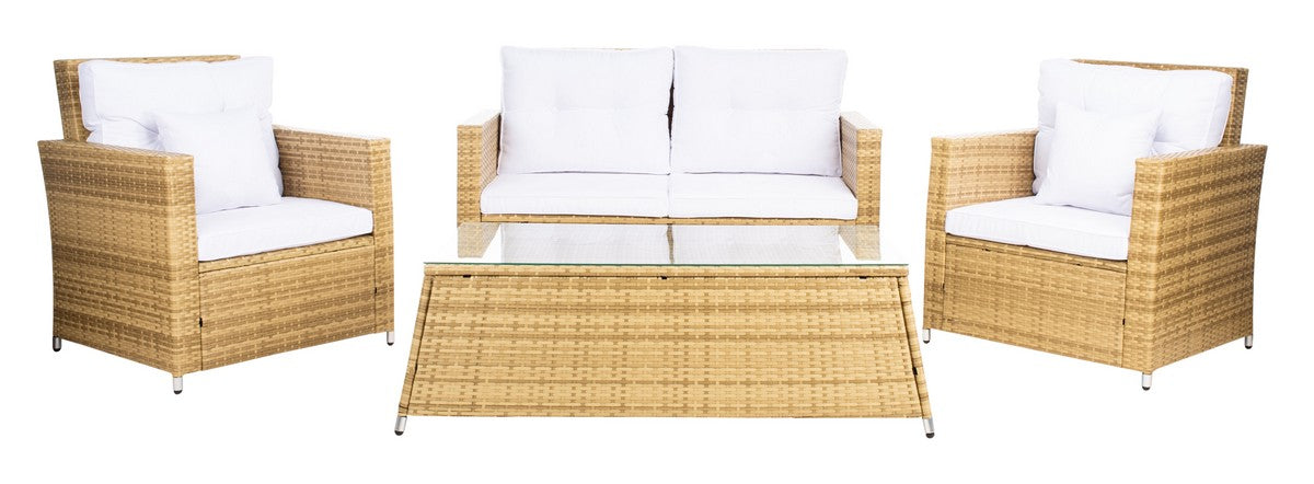 Lorma 4pc Living Set/ Natural White - Cool Stuff & Accessories