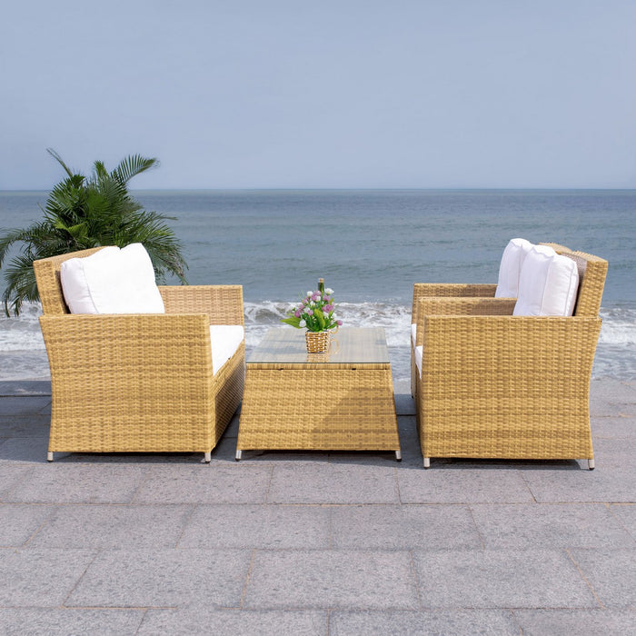 Lorma 4pc Living Set/ Natural White - Cool Stuff & Accessories