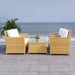 Lorma 4pc Living Set/ Natural White - Cool Stuff & Accessories