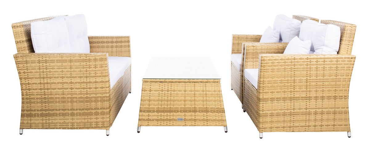 Lorma 4pc Living Set/ Natural White - Cool Stuff & Accessories