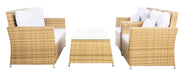 Lorma 4pc Living Set/ Natural White - Cool Stuff & Accessories