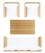 Nyra Dining Set/Natural White - Cool Stuff & Accessories