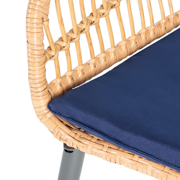 Berlen 3 Piece Lounger Set/Navy - Cool Stuff & Accessories