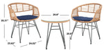 Ferla 3 Piece Contemporary Outdoor Lounger Set - Cool Stuff & Accessories
