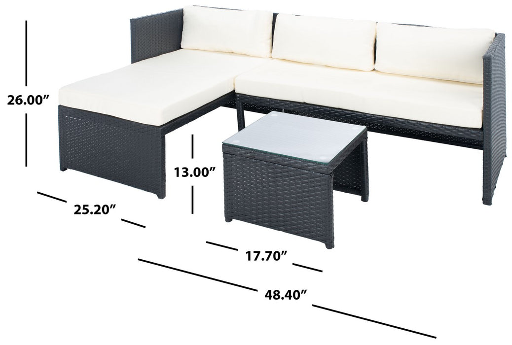 Bronson 3 Piece Outdoor Sofa Set - Cool Stuff & Accessories