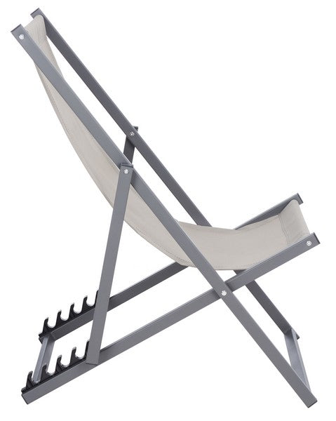 Breslin Set Of 2 Sling Chairs/Grey
