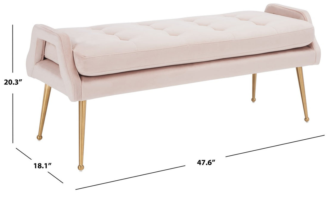 Everdeen Bench/Pink