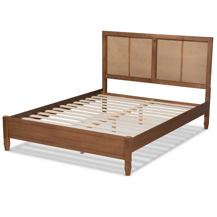 Redmond Modern Rattan  King  Size Platform Bed - Cool Stuff & Accessories