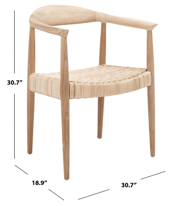 Renga Rope Rattan Accent Chair/ Unfinished Natural