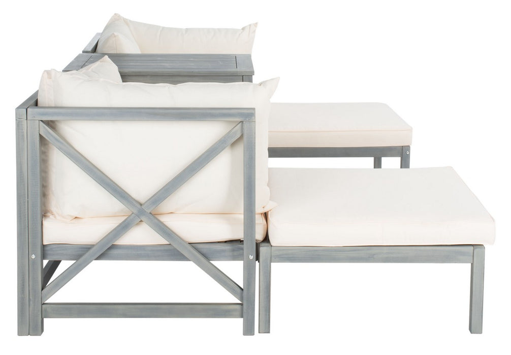 Ronson 5 Pc Sectional Set/Ash Grey
