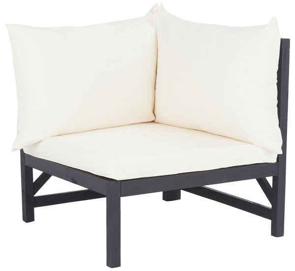 Ronson 5 Pc Sectional Set/Dark Slate Grey / Beige