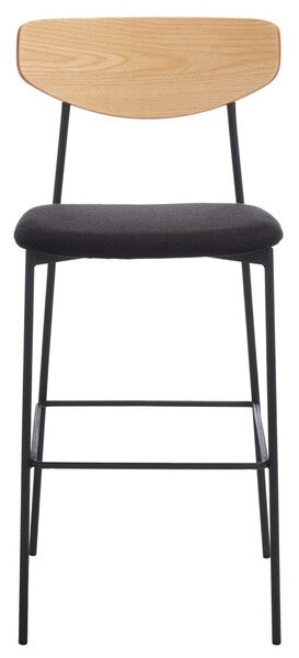 Ryker Bar Stool/ Oak Black
