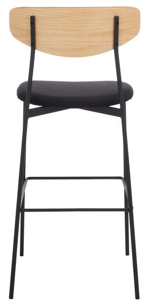 Ryker Bar Stool/ Oak Black