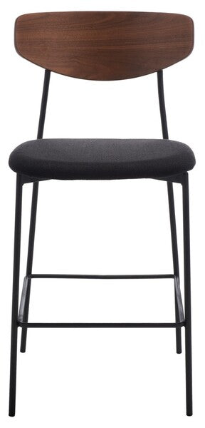 Ryker Counter Stool/ Walnut Black - Cool Stuff & Accessories