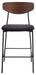 Ryker Counter Stool/ Walnut Black - Cool Stuff & Accessories
