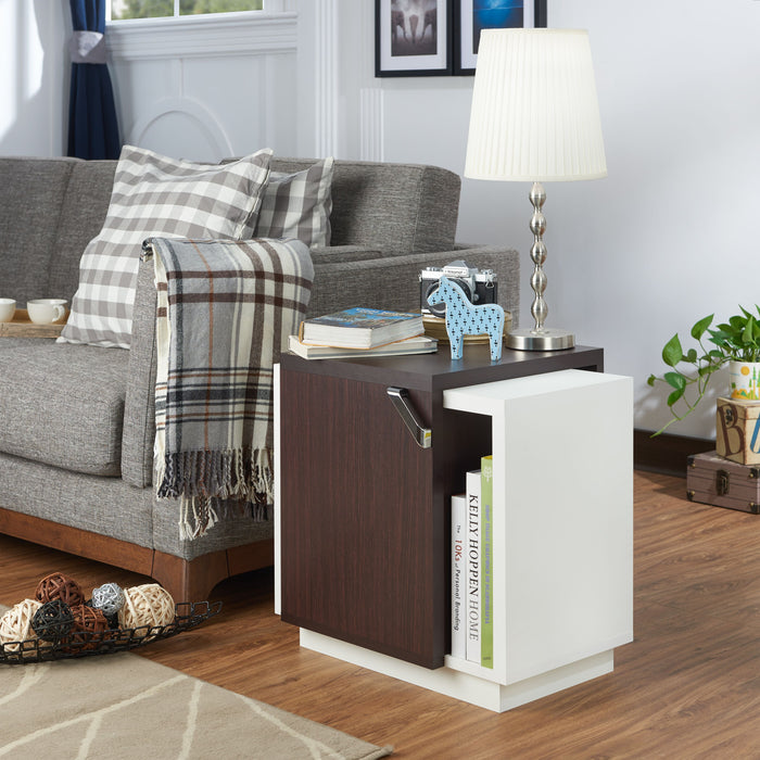 Furniture of America Samina Side Table With Storage - Cool Stuff & Accessories