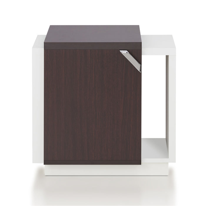 Furniture of America Samina Side Table With Storage - Cool Stuff & Accessories