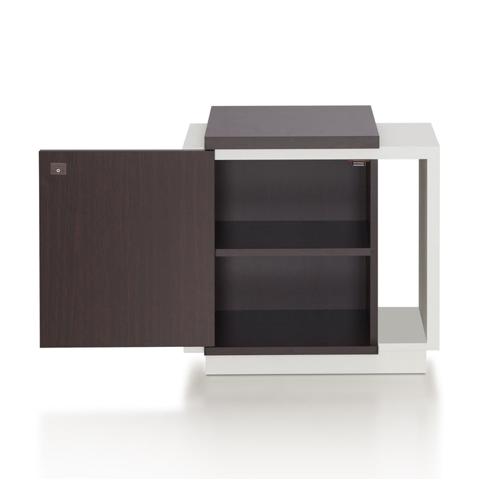 Furniture of America Samina Side Table With Storage - Cool Stuff & Accessories