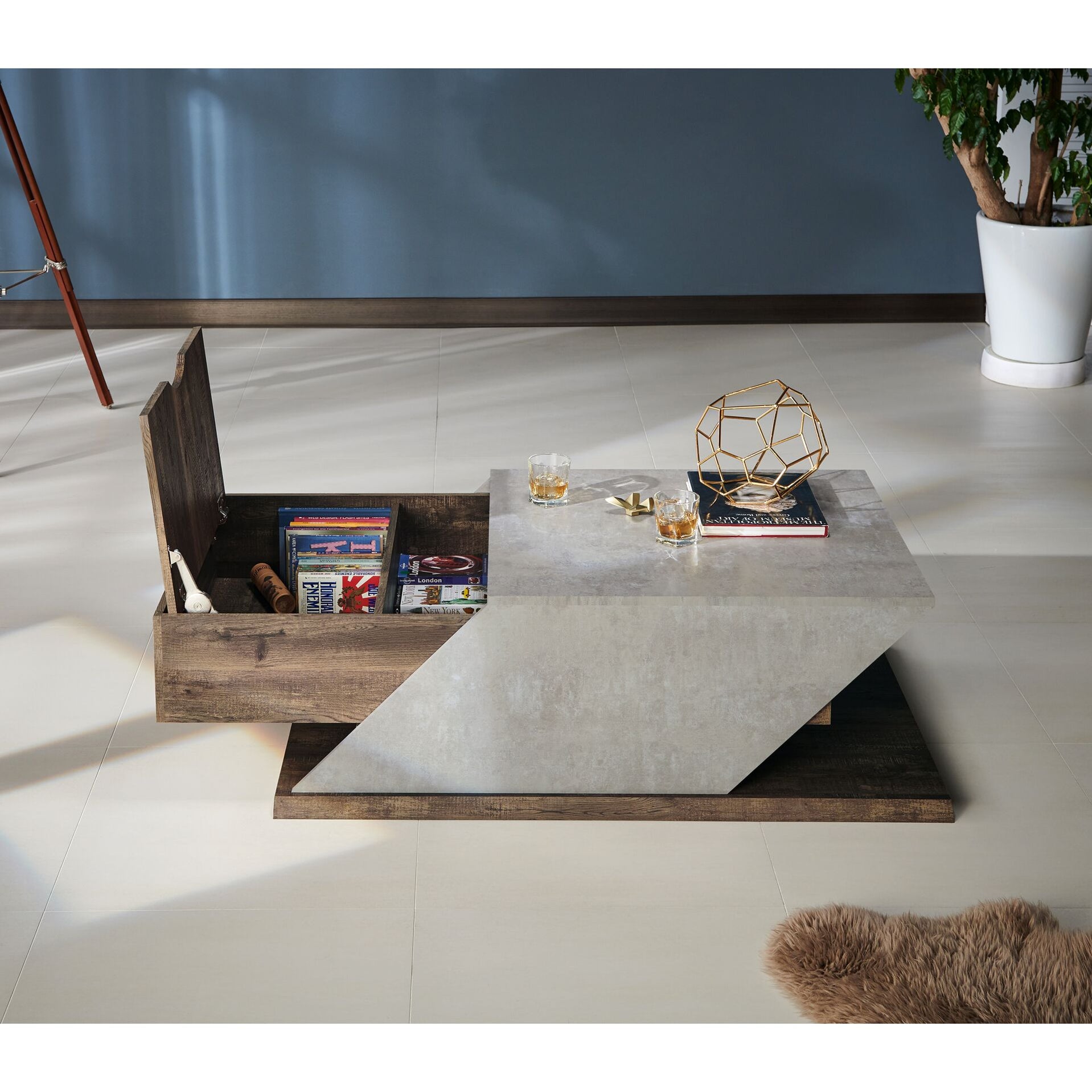 Shard Coffee Table With Storage — Cool Stuff & Accessories