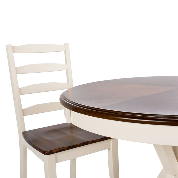 Shay 5 Piece Dining Set/ White