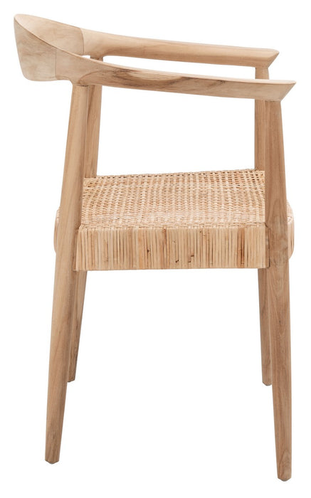 Sijo Rattan Peel Accent Chair/ Unfinished Natural