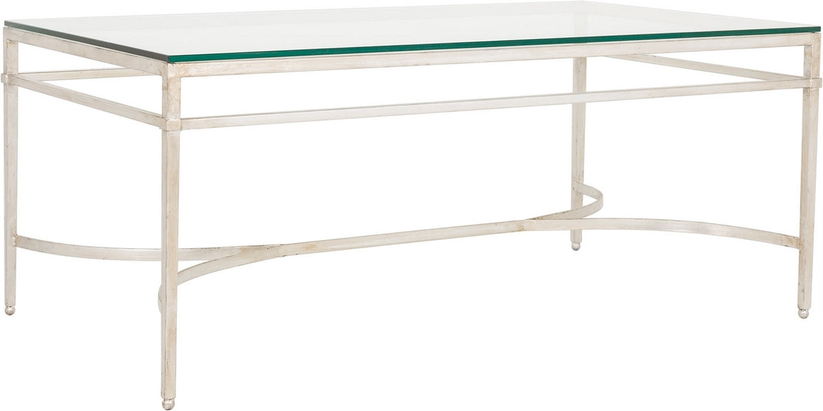 Abelard Silver Glass Coffee Table - Cool Stuff & Accessories