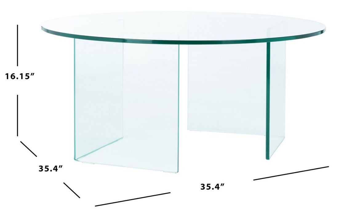 Bexon Tempered Glass Coffee Table